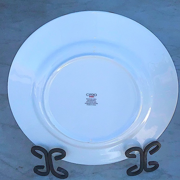 CIROA POPPIES DINNER PLATE FINE BONE CHINA NEW 11 INCH PINK GREEN - Picture 7 of 7